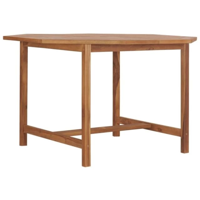 VIDAXL Garden Dining Table 110x110x75cm Solid Wood Teak Vidaxl 8720286817162