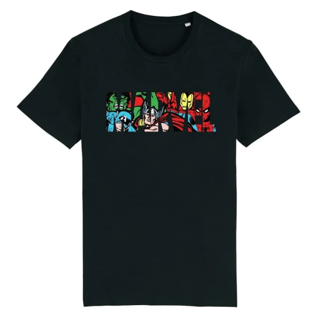 Marvel Marvel Men Character T-Shirt in Black Size: Small Black S Male 5059958515741