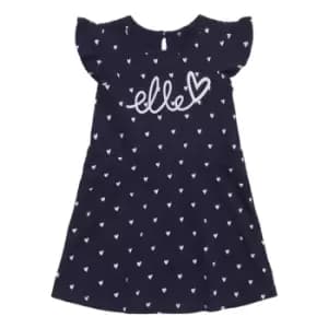 Elle Frill SlveDress Bb99 - Blue