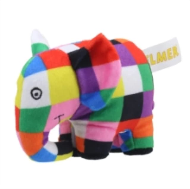 The Puppet Company Elmer Finger Puppet Multi unisex