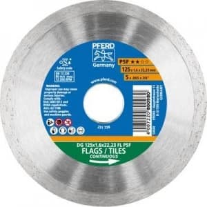 Diamond cutting disc DG 125 x 1.6 x22.23 FL PSF PFERD 68000012 Diameter 125mm