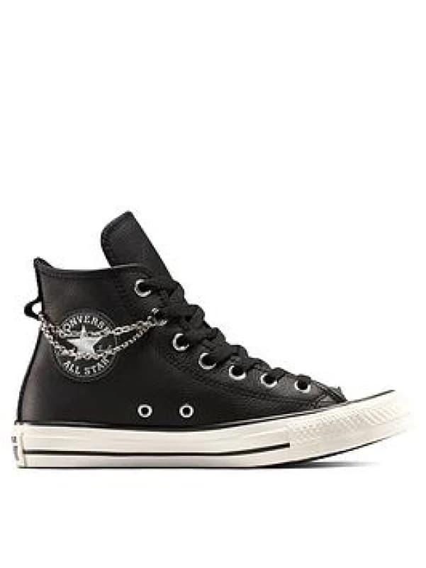 Converse All Star Hi Pierced Trainers in Black UK 8 (EU 41½)