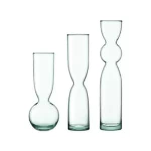 LSA Canopy Recycled Trio Vase Set