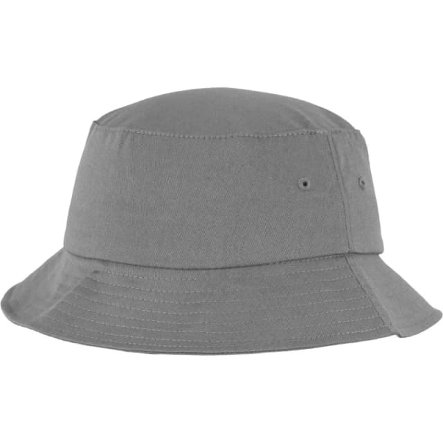Flexfit by Yupoong Mens Cotton Twill Bucket Hat in Grey Grey Male One Size