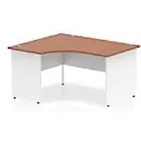 dynamic Ergonomic Desk Impulse ICDLP14WNTWHT Walnut/White 1400 mm x 800 mm x 730 mm