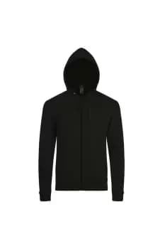 Stone Zip Up Plain Hoodie