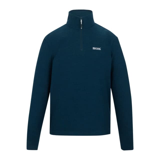 Regatta Regatta Men Thompson Marl Lightweight Half-Zip Fleece in Blue Size: Medium Blue M Male 5063516219309