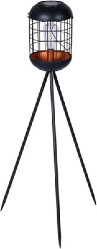 Luxform Solar Lighthouse Tripod Light 15 Lumens Black