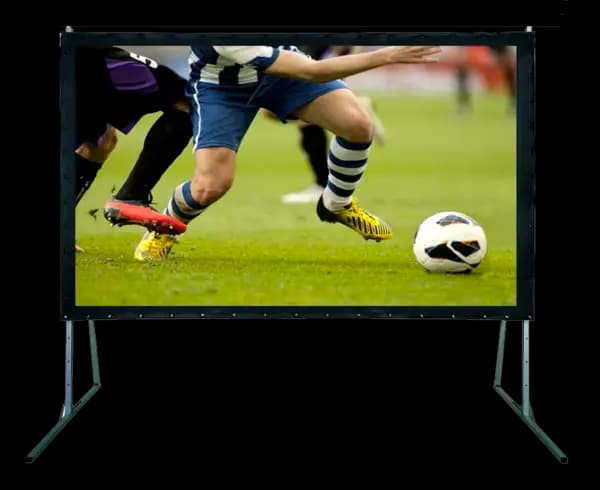 Sapphire 79" SFFS203RP-WSF-FABRIC Rapidfold Rear Projection Projector Screen