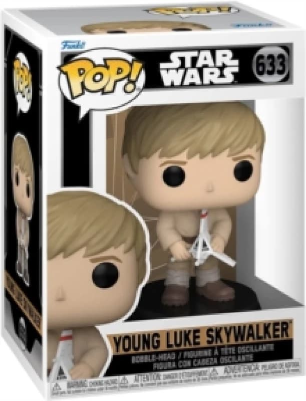 Funko Pop 633 Star Wars Vinyl Figure - Young Luke Skywalker Bobblehead
