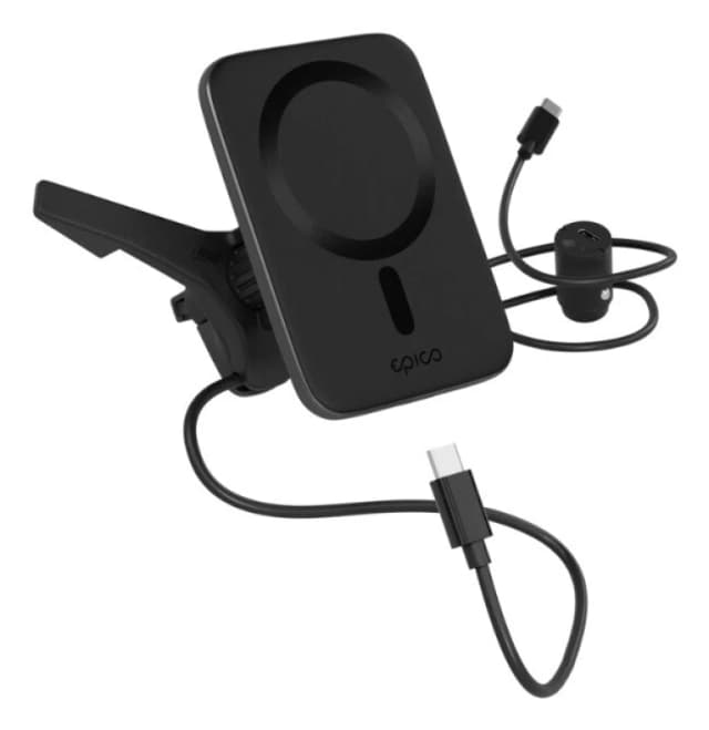 Epico Epico 9915101300252 mobile device charger Smartphone Black USB Wireless charging Auto 9915101300252