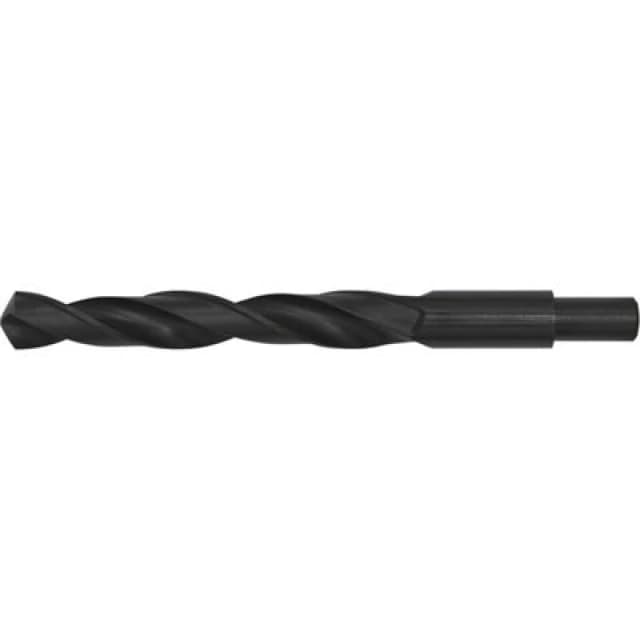 Loops 17 x 185mm HSS Roll Forged Blacksmith Drill Bit - Reduced Shank - 125mm Flute Black
