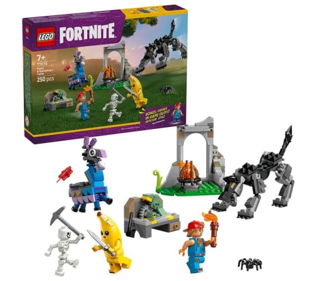 LEGO Fortnite 77075 Peely & Sparkplug's Camp Set 5702017824307