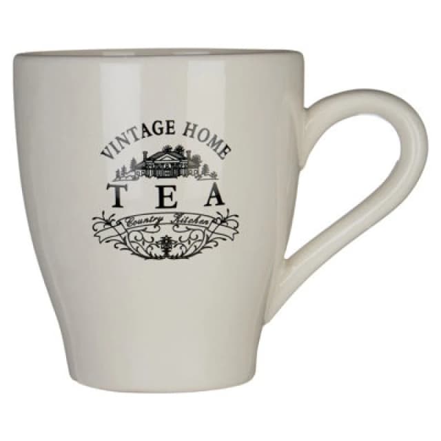 Premier Housewares Vintage Home Tea Mug White unisex