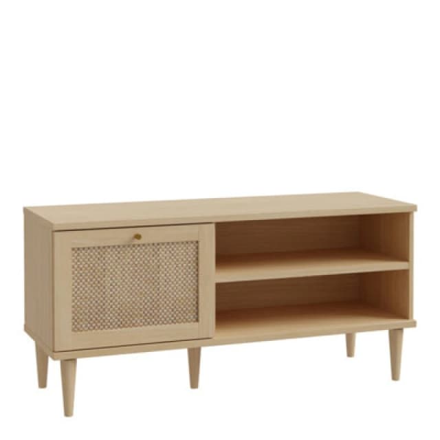 Furniture To Go Calasetta TV Unit With 1 Shelf In Rattan