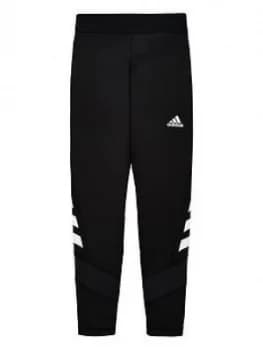 Adidas Childrens Track Tights - Black