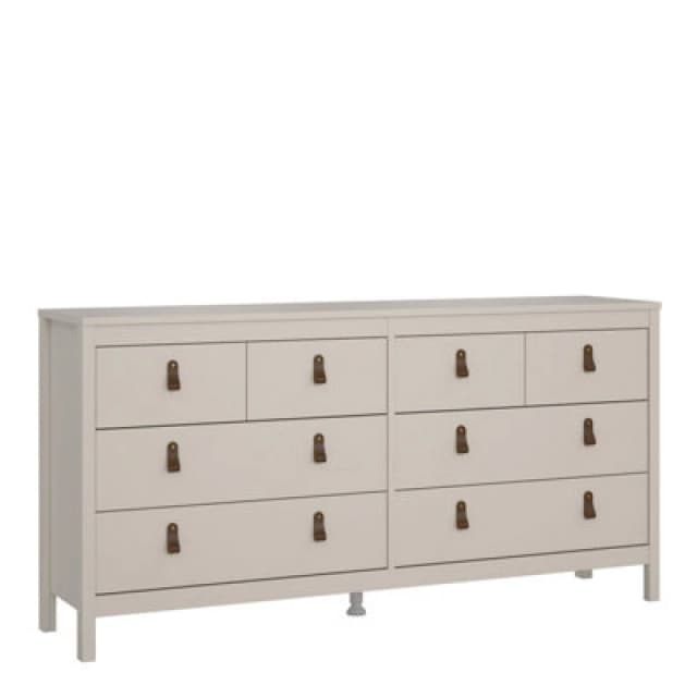 Furniture To Go Barcelona Double Dresser 4+4 Drawers In Cashmere