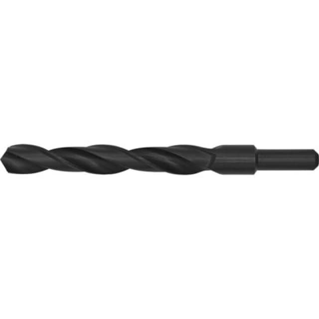 Loops 18 x 190mm HSS Roll Forged Blacksmith Drill Bit - Reduced Shank - 130mm Flute Black