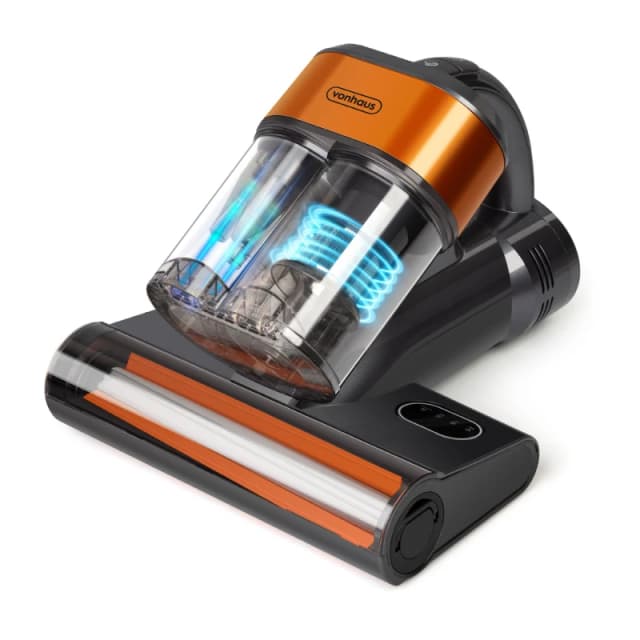 Vonhaus Uv Mattress Vacuum Cleaner 14Kpa, Mite Removal Handheld Bed Vac With Uv Light And Cyclone Filtration, 500W