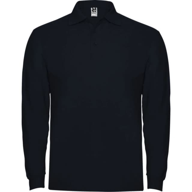 ROLY ROLY Men Estrella Long-Sleeved Polo Shirt in Navy Size: Small Navy S Male 5063470828326