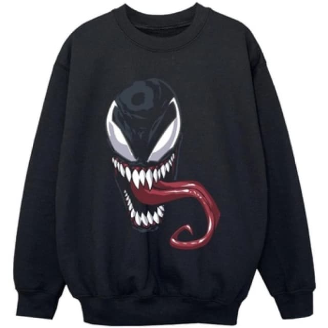 Marvel Venom Face Sweatshirt Black male
