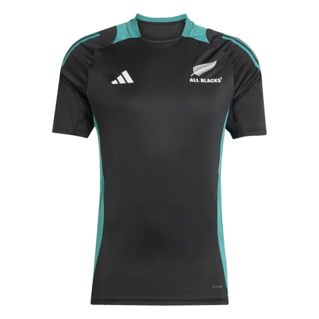 adidas All Blacks Performance T-Shirt 2025 Mens Black/Teal male S