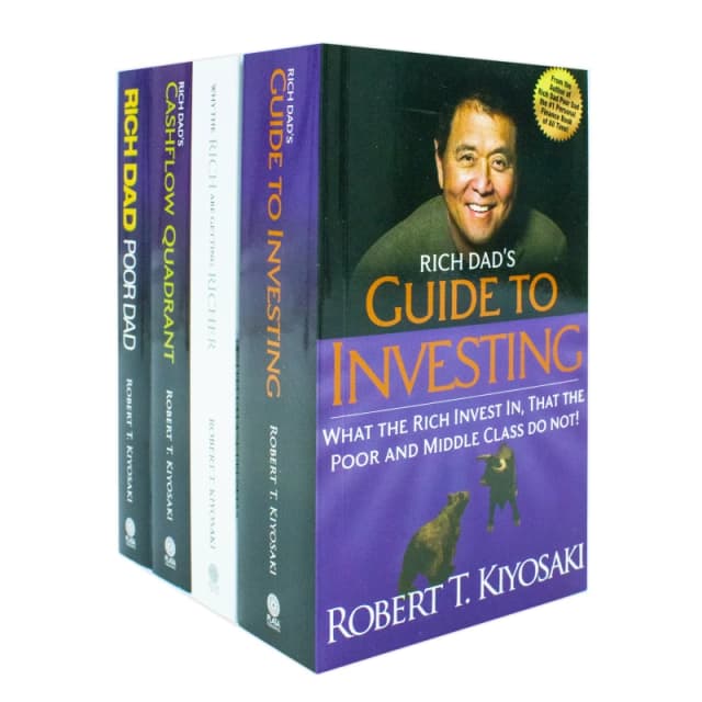 Robert T. Kiyosaki 4 Book Set Rich Dads Cashflow Quadrant Robert T. Kiyosaki Books