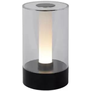 Lucide TRIBUN - Table Lamp - Ø9cm - LED Dim. - 1x2,5W 3000K - 3 StepDim - Black