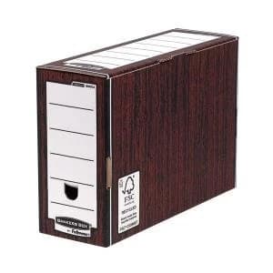 Fellowes R Kive Premium Transfer File Woodgrain