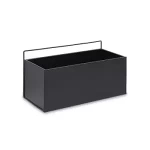 30cm Black Planter Wall Box