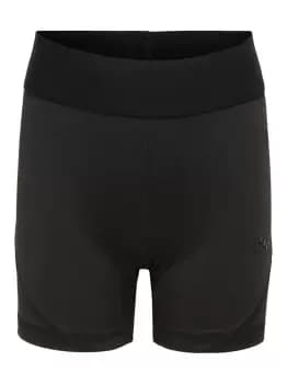 ONLY Solid Colored Shorts Women Black