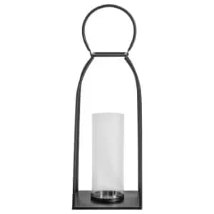Gallery Interiors Alcora Black Lantern / Black / Small