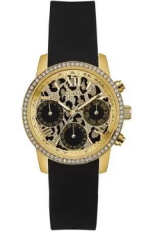 Ladies Guess Time To Give Chronograph Watch W0023L6