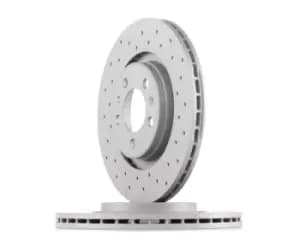 ZIMMERMANN Brake disc VW,AUDI,SKODA 100.1234.52 Brake rotor,Brake discs,Brake rotors