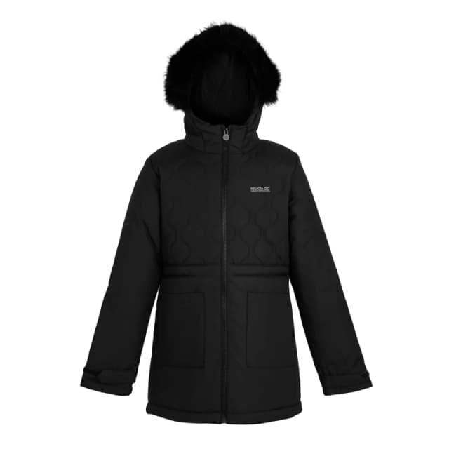 Child Puffer jacket Regatta Fabrizia II Noir Unisex 9/10 ans