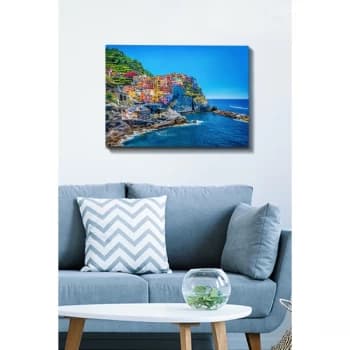 Kanvas Tablo (50 x 70) - 159 Multicolor Decorative Canvas Painting