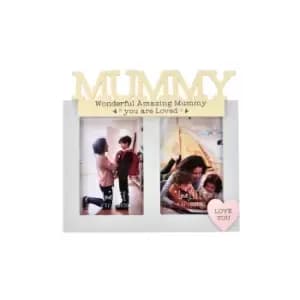 Love Life Mummy Double Photo Frame