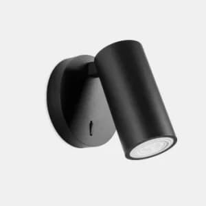 Simply Single Spotlight Wall Lamp Black GU10