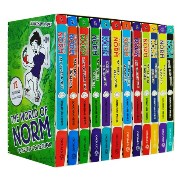 The World Of Norm Collection Box Set Jonathan Meres May Contain Nuts Includes Twelve Books Jonathan Meres Books