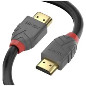 LINDY Cable HDMI-A plug, HDMI-A plug 15 m Black, Grey 36968 HDMI cable