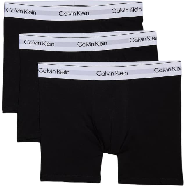 Calvin Klein Letter Logo Comfortable Casual Mid-Rise Boxer Briefs European Version 3 Pack Men underwear LV00NB4286-UB1 S