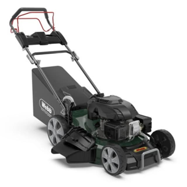 Webb Classic WER510ES Self Propelled Petrol Rotary Lawnmower 510mm FREE Safety Glasses, Gloves & Oil Worth £15 WER510ES