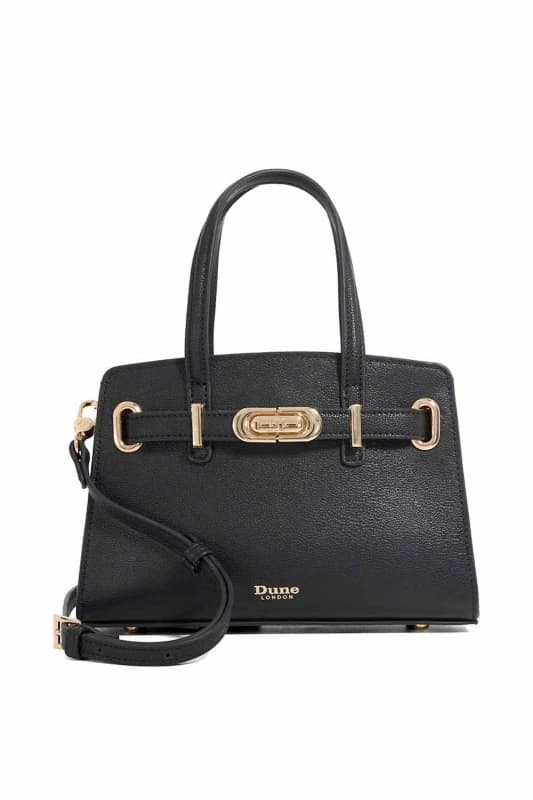 Dune London Womens 'Dinkydefine' Leather Bag in Black Female One Size