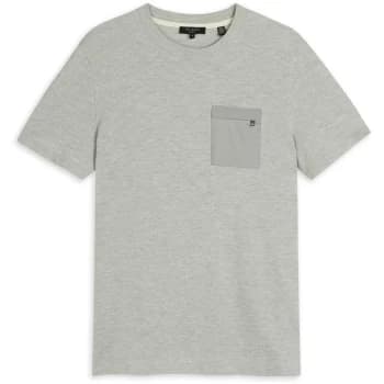 Ted Baker Homewrk Textured T-Shirt - GREY-MARL