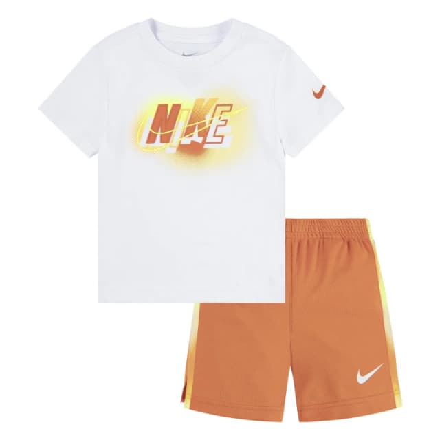 Nike Tee Short Set In09 Regular Fit T-Shirts 2-3 Yrs Orange 31863012125