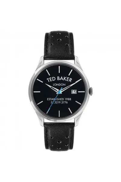 Ted Baker Leytonn Brogue Stainless Steel Fashion Analogue Watch - Bkplts201 Black