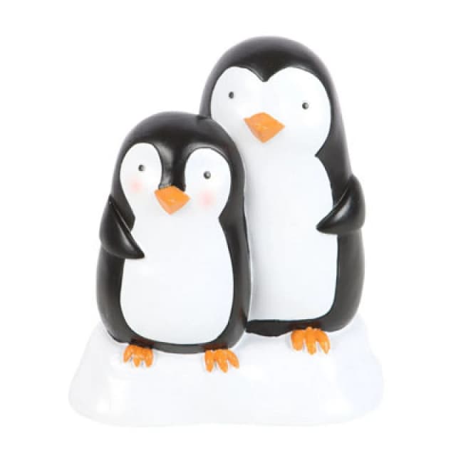 Something Different Something Different Snuggle Season Resin Penguin Ornament in Black One Size Unisex 5063574125666