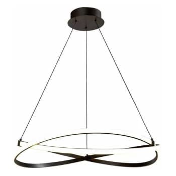 Infinity pendant light 42W LED 2800K, 3400lm, oxidized brown / arylic white