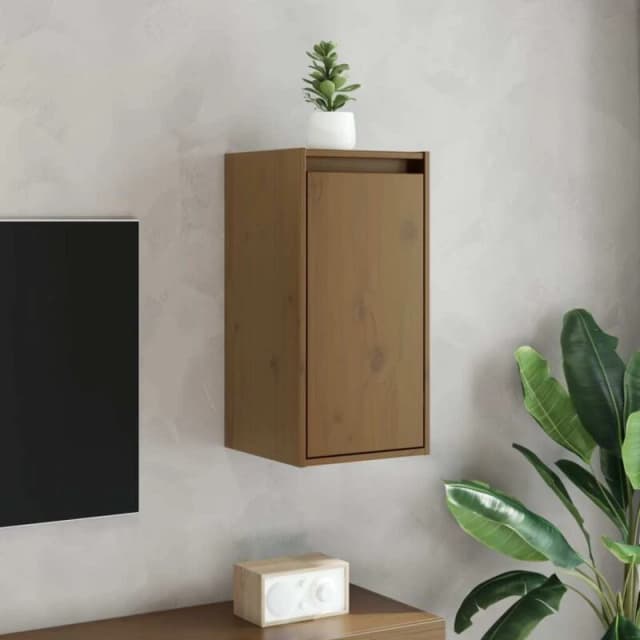 VIDAXL Vidaxl - Wall Cabinet Honey Brown 30x30x60cm Solid Wood Pine 8720286840832