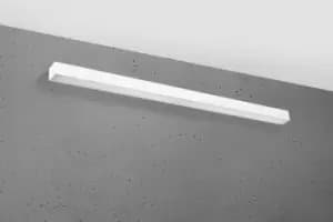 Pinne Integrated LED Flush Wall Lights White 115cm 4000K